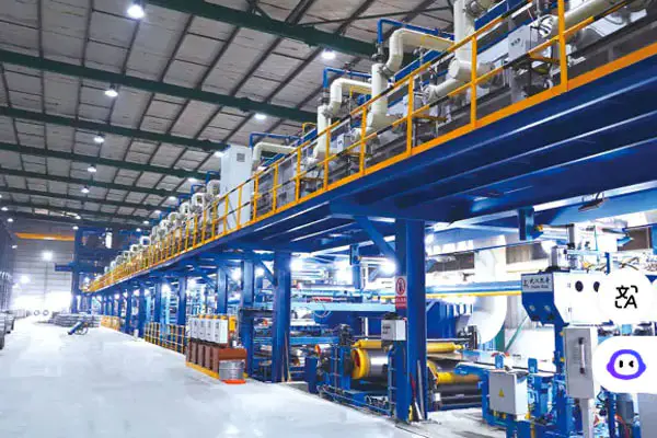 Línea de producción de bobina galvanizada