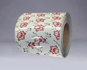 Bobina de hierro de pared de sándwich de impresión de flores ppgi ppgl